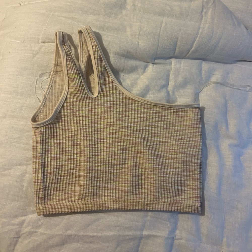 Aerie One Shoulder Crop Top